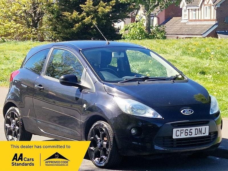 Used Ford Ka Zetec 2016 Black Hatchback