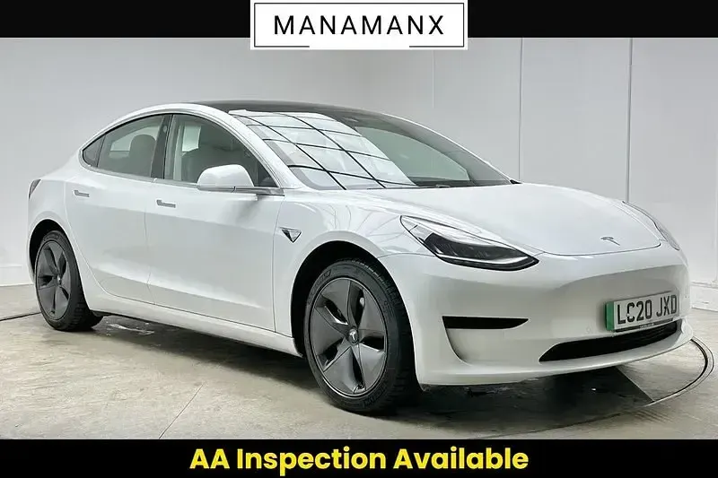 Usado Tesla Model 3 Standard Range 239 kW (325 HP) 2020 Branco Sedan