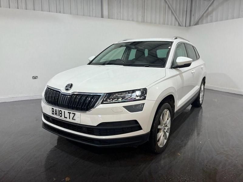 Used Skoda Karoq SE L 150 HP (110 kW) 2018 White SUV