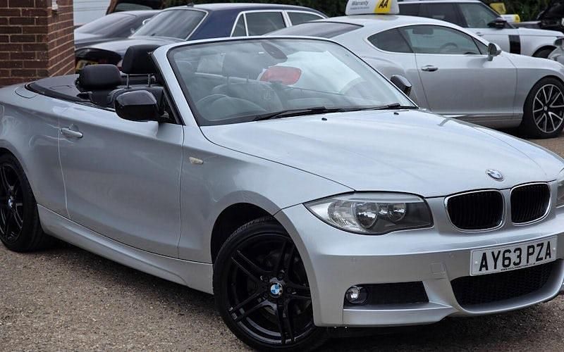 Silver Used 2013 BMW 120 Cabriolet Sport Line Cabriolet | £5,499 (Fair price) - Image 1/4
