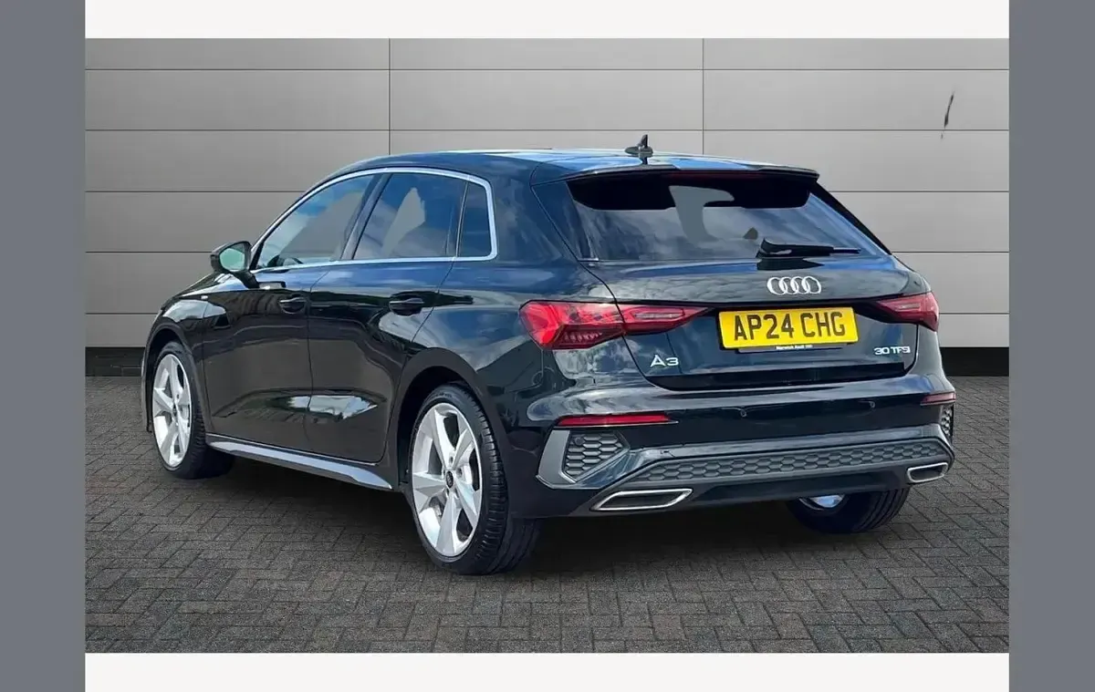 Used Audi A3 S-Line 110 HP (80 kW) 2024 Black Hatchback