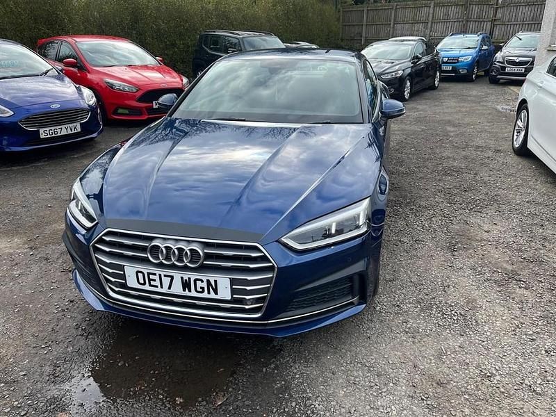 Used Audi A5 S-Line 2017 Blue Coupe
