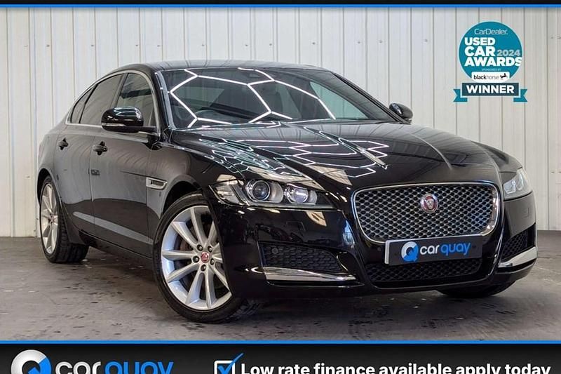 Black Used 2017 Jaguar XF Portfolio Sedan | £12,495 (Fair price) - Image 1/1