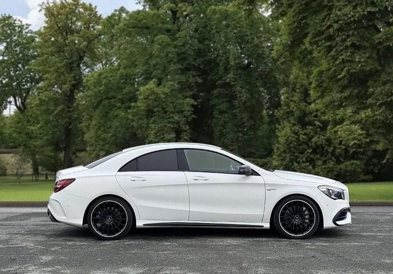 Used Mercedes CLA45 AMG AMG 381 HP (280 kW) 2018 White Coupe