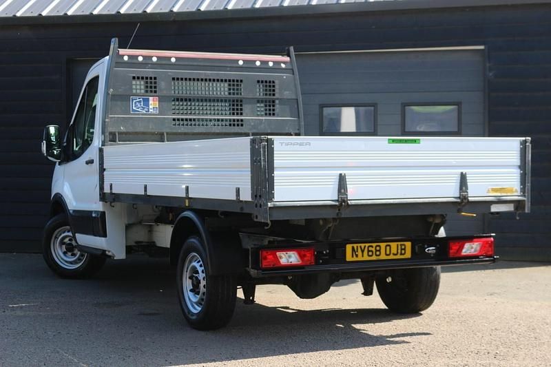 Used Ford Transit 130 HP (95 kW) 2019 White Cabriolet