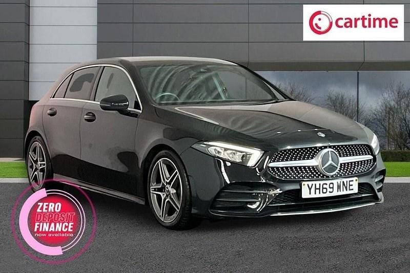 Black Used 2019 Mercedes A200 AMG line Hatchback | £14,499 (Good price) - Image 1/4