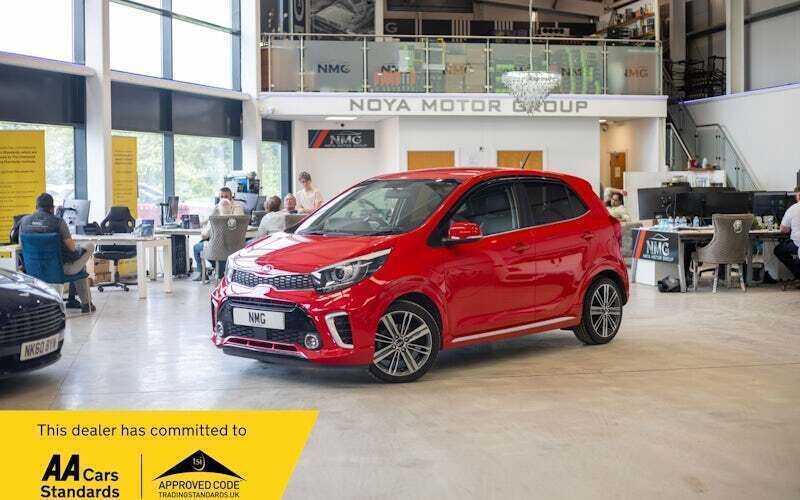 Red Used 2018 Kia Picanto GT-Line Hatchback | £6,829 (Fair price) - Image 1/4