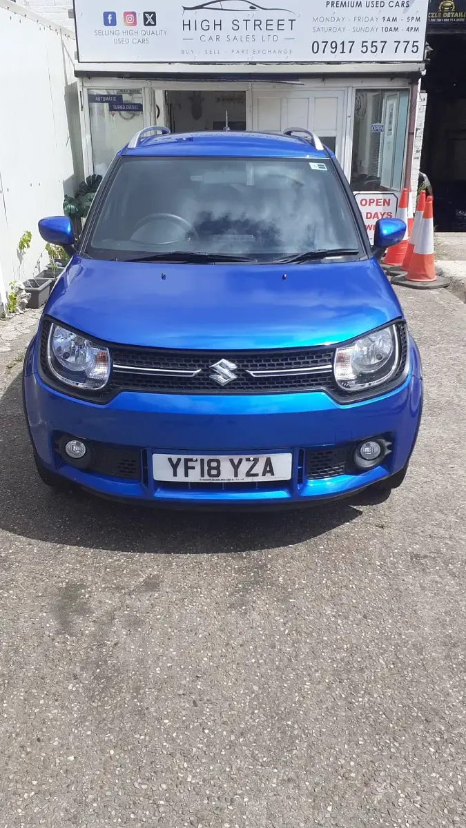 Used Suzuki Ignis SZ-T 90 HP (66 kW) 2018 Blue SUV