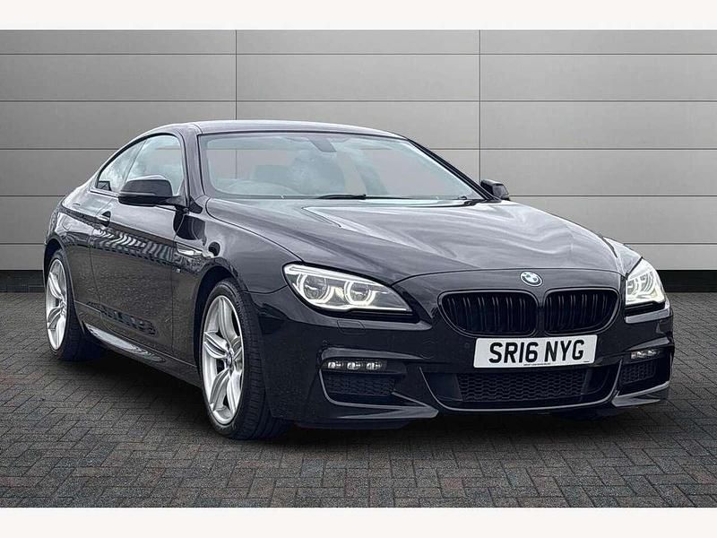 Black sapphire Used 2016 BMW 640 M Sport Coupe | £14,490 (Good price) - Image 1/2