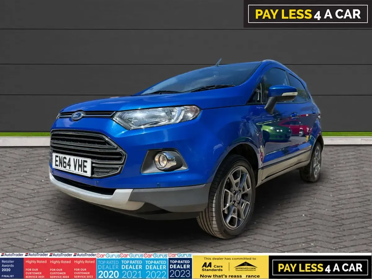 Used Ford Ecosport Titanium 2015 Blue SUV