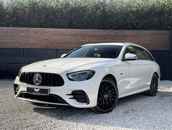 White Used 2021 Mercedes E300 AMG line Estate | £33,588 - Image 1/4