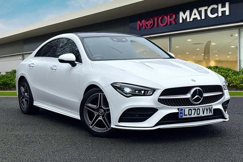 Used Mercedes CLA180 AMG line 2021 White Sedan
