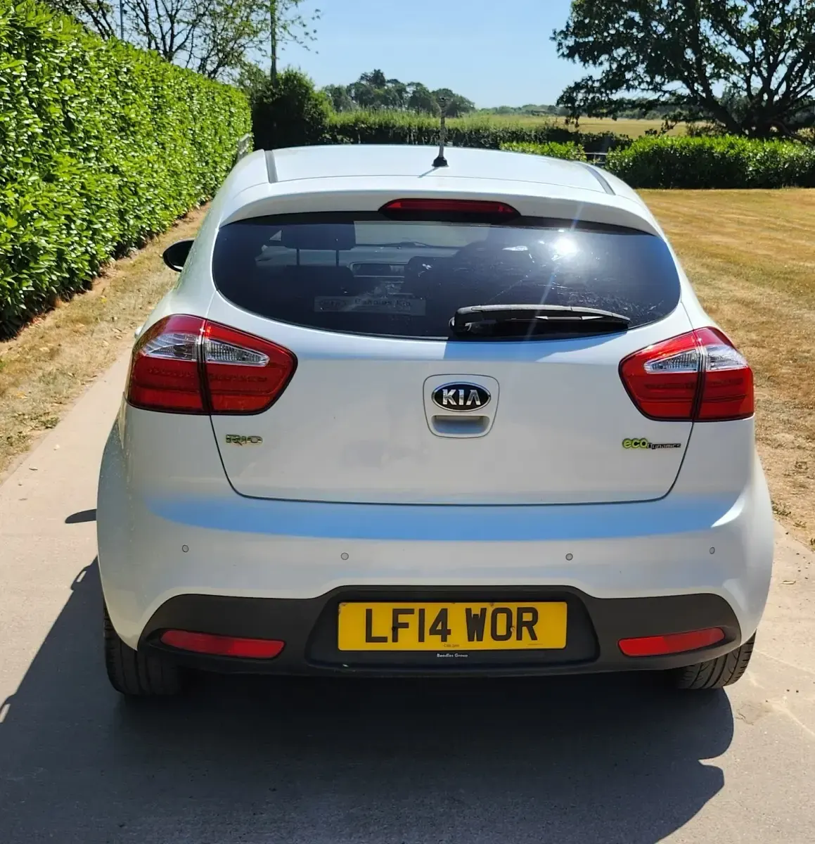 Used Kia Rio 109 HP (80 kW) 2014 White Hatchback