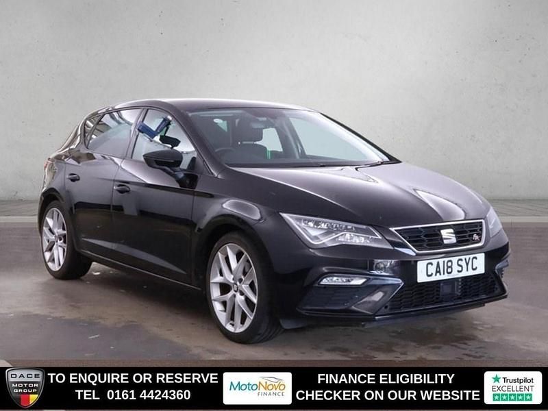 Used Seat Leon FR 125 HP (91 kW) 2018 Black Hatchback