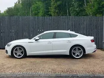 Used Audi A5 S-Line 190 HP (139 kW) 2019 White Coupe