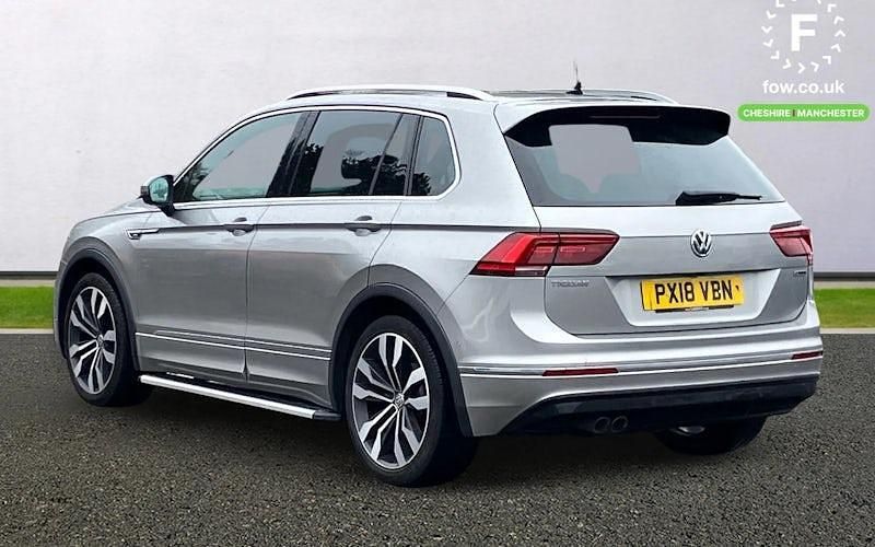 Used VW Tiguan R-line 150 HP (110 kW) 2018 Silver SUV