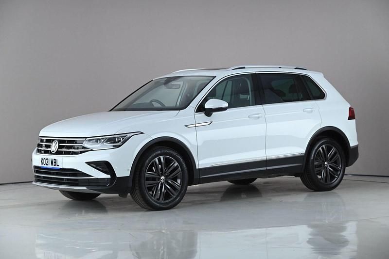 Begagnad VW Tiguan Elegance 2021 Vit SUV