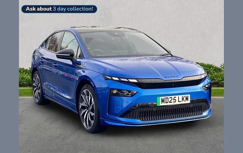 Used Skoda Enyaq iV SportlinePlus 210 kW (286 HP) 2025 Blue SUV