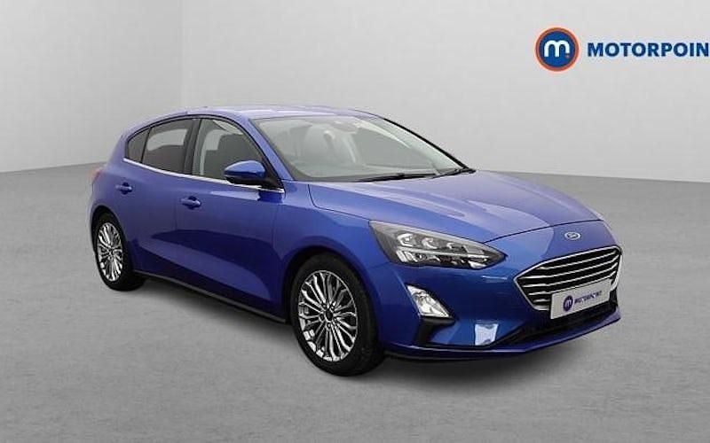 Blue Used 2020 Ford Focus Titanium X Hatchback | £12,549 (Good price) - Image 1/4