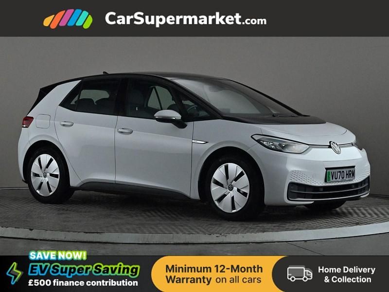 Used VW ID.3 Pro Performance 150 kW (204 HP) 2020 White Hatchback