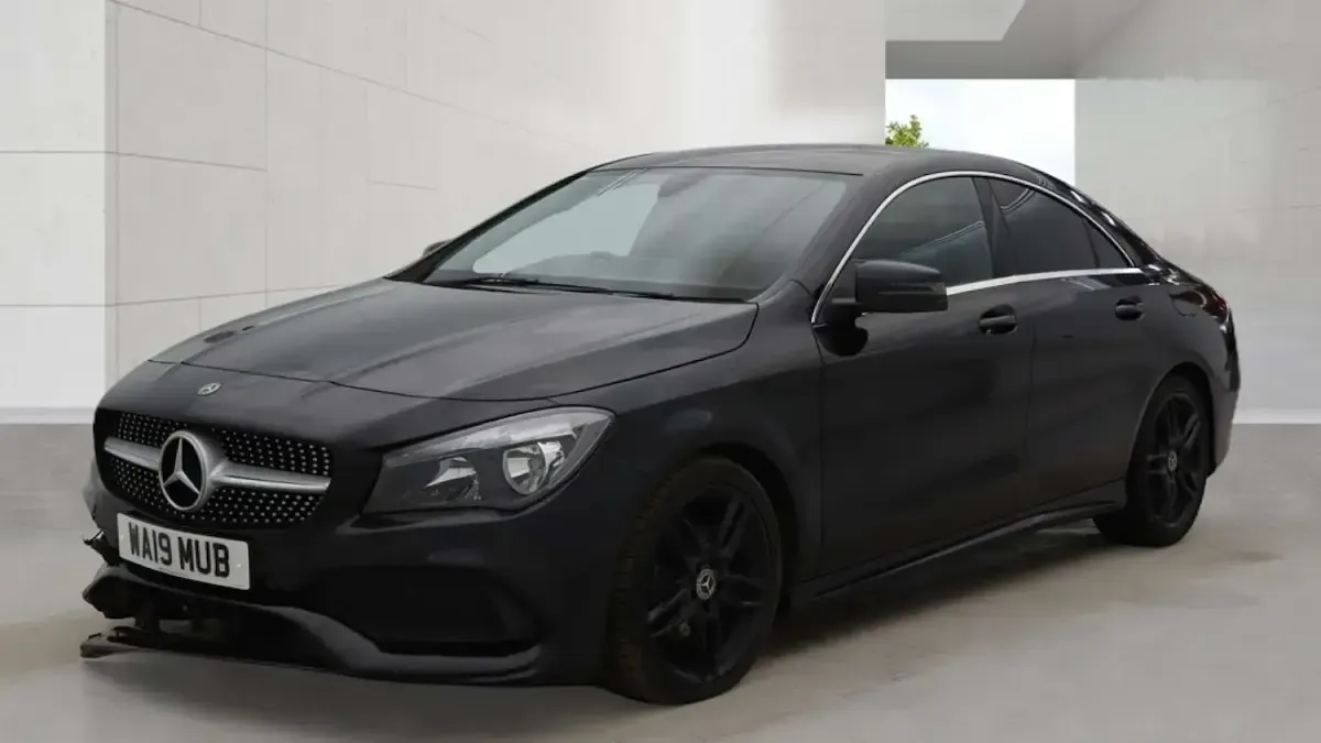 Used Mercedes CLA180 AMG line 2019 Black Coupe