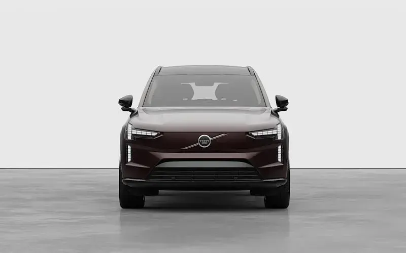 New Volvo EX90 Performance 500 kW (680 HP) 2026 Mulberry red SUV