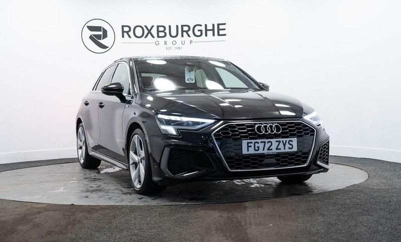 Used Audi A3 Sportback S-Line 110 HP (80 kW) 2022 Black Hatchback