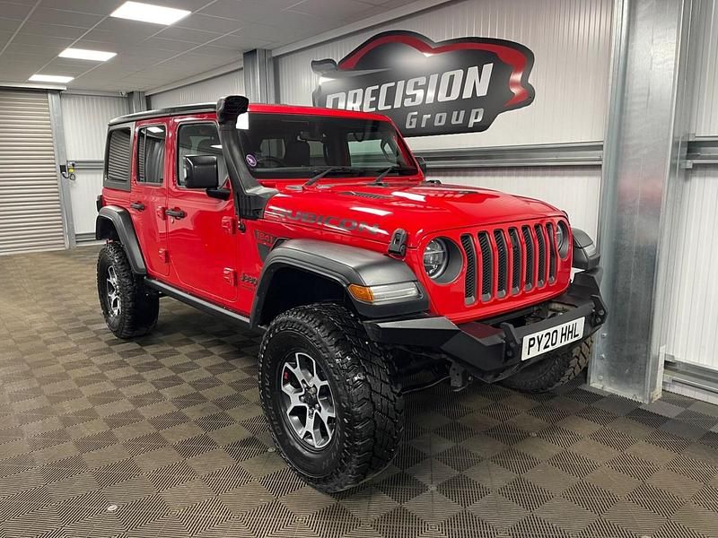 Used Jeep Wrangler Rubicon 2020 Red SUV