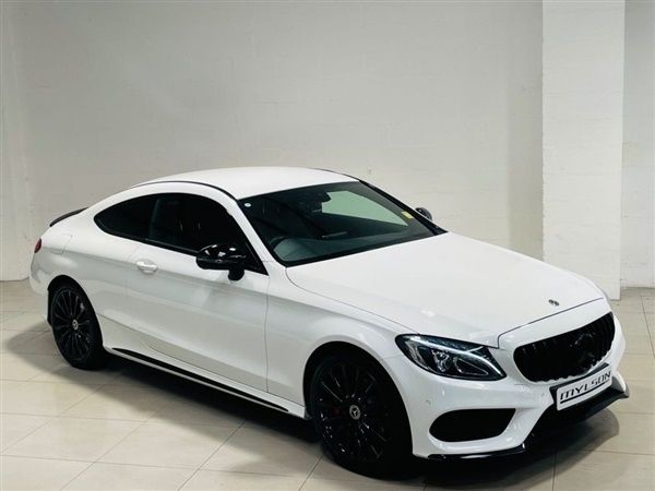 White Used 2017 Mercedes C200 AMG line Coupe | £13,000 (A bit pricey) - Image 1/1
