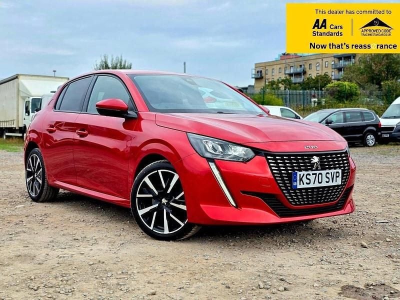 Red Used 2020 Peugeot 208 Allure Premium Hatchback | £12,788 (Fair price) - Image 1/4