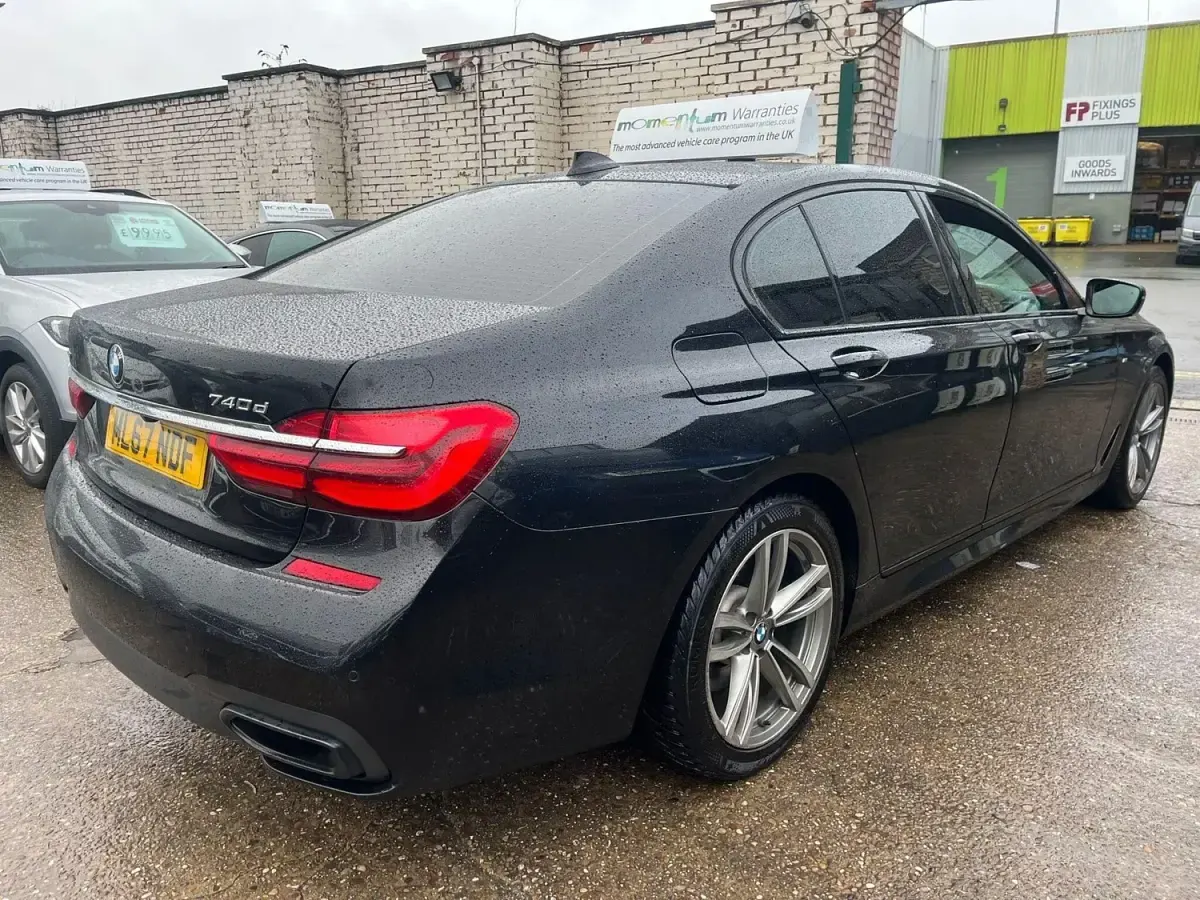 Begagnad BMW 740 M Sport 320 HK (235 kW) 2017 Svart Sedan