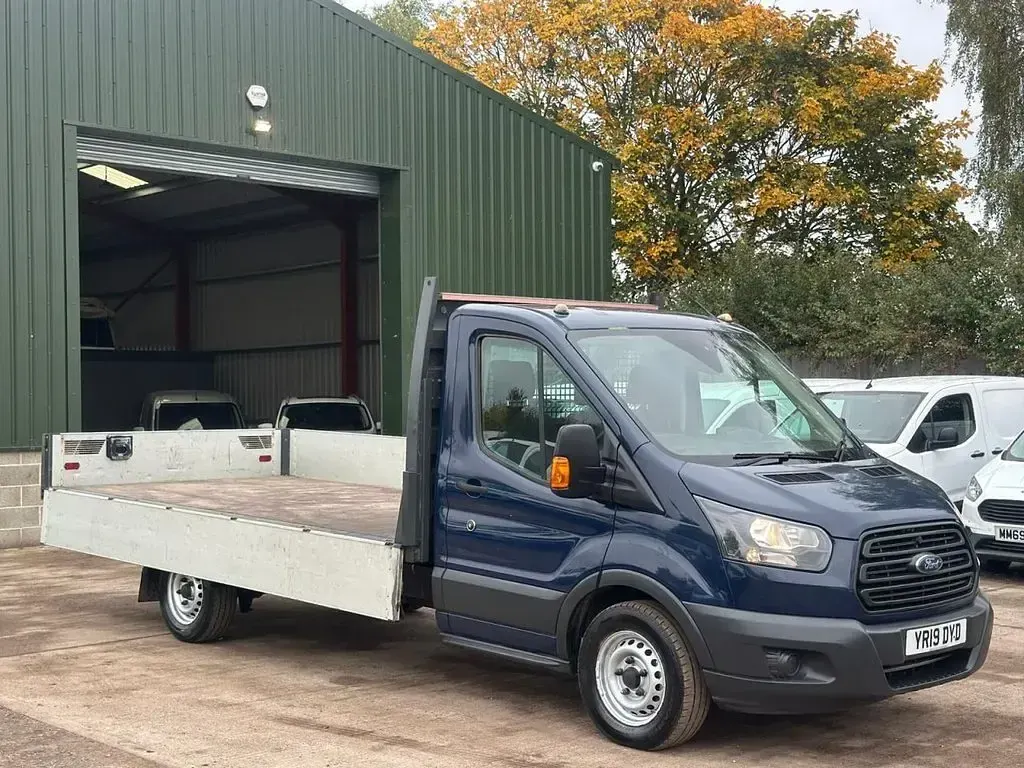 Used Ford Transit 130 HP (95 kW) 2019 Blue Cabriolet