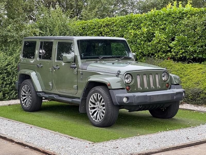 Green Used 2013 Jeep Wrangler Sahara SUV | £18,995 (Fair price) - Image 1/4