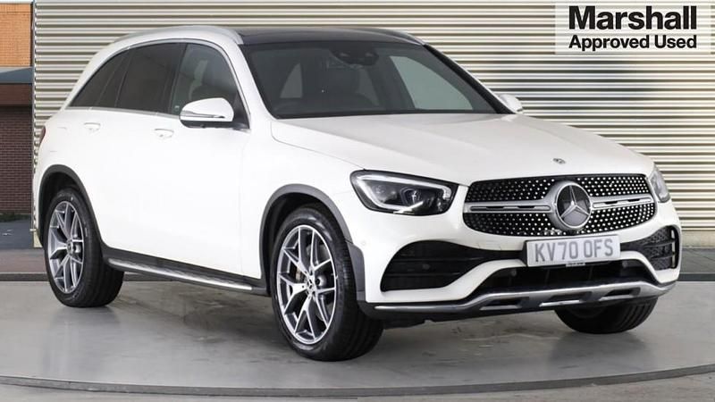 White Used 2020 Mercedes GLC300 AMG Line Premium SUV | £30,990 (Fair price) - Image 1/4