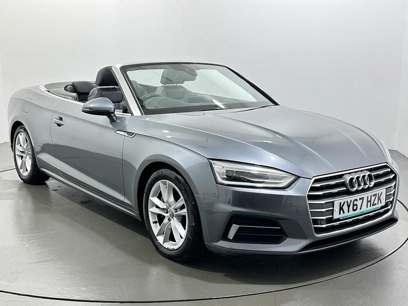 Used Audi A5 Cabriolet Sport 190 HP (139 kW) 2017 Grey Cabriolet