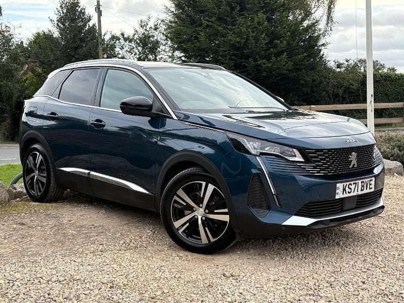 Blue Used 2022 Peugeot 3008 Premium Hatchback | £18,101 (Fair price) - Image 1/4