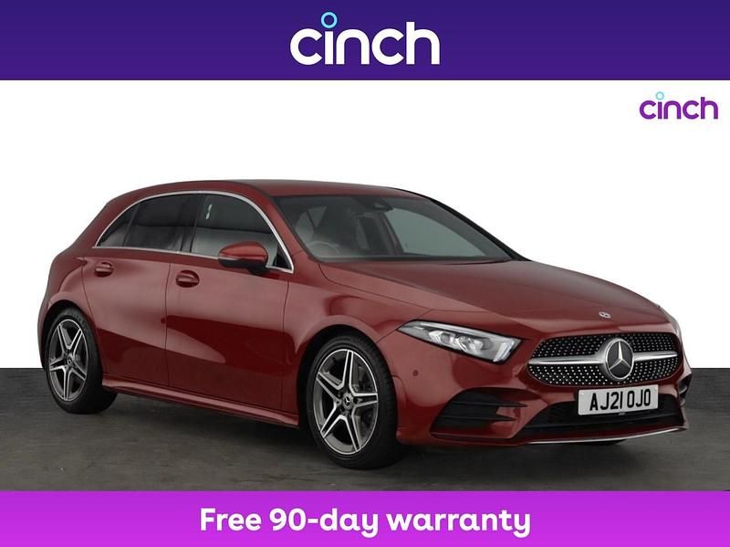 Red Used 2021 Mercedes A220 Executive Hatchback | £16,399 (Fair price) - Image 1/3