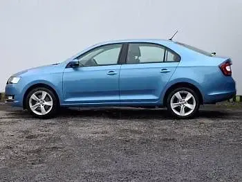 Used Skoda Rapid SE L 110 HP (80 kW) 2018 Blue Hatchback