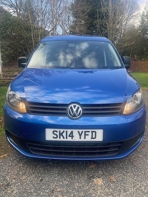 Used VW Caddy Startline 75 HP (55 kW) 2014 Blue MPV