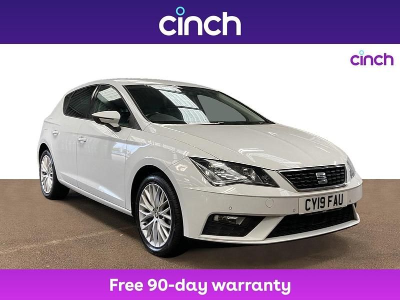 White Used 2019 Seat Leon SE Dynamic Hatchback | £10,549 (Fair price) - Image 1/3