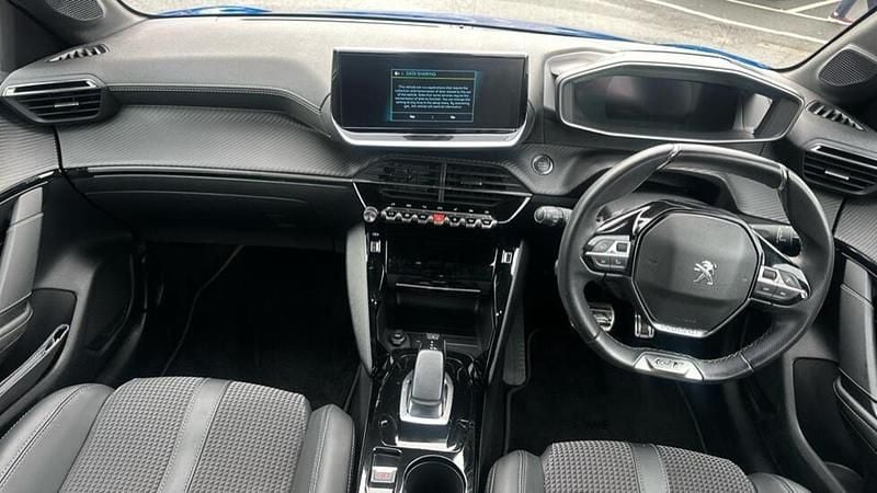 Used Peugeot e-208 GT 98 kW (134 HP) 2022 Blue Hatchback