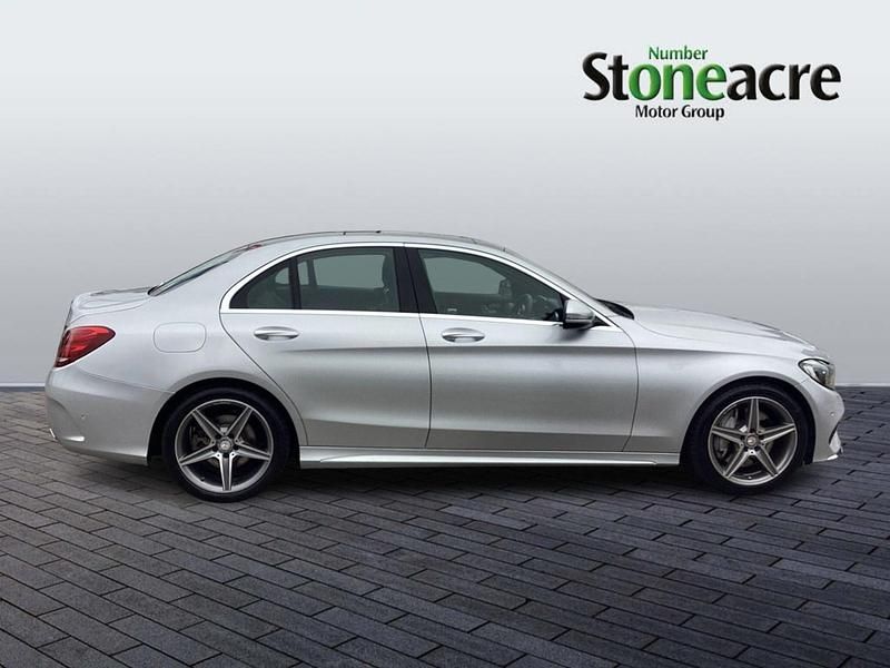 Used Mercedes C250 AMG Line Premium Plus 204 HP (150 kW) 2016 Silver Sedan