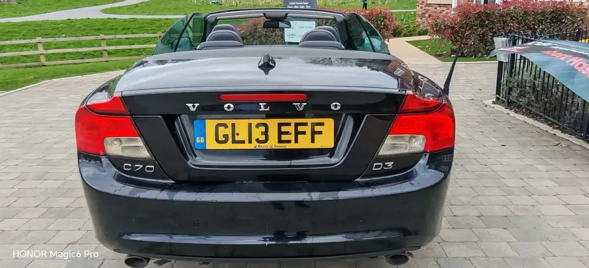 Used Volvo C70 SE Lux 150 HP (110 kW) 2013 Black Cabriolet