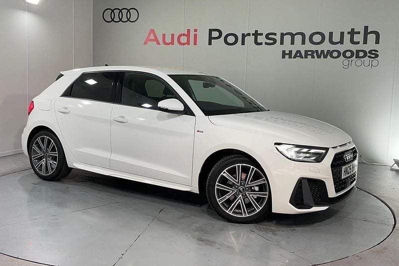 White Used 2025 Audi A1 Sportback S-Line Hatchback | £19,490 (Good price) - Image 1/4