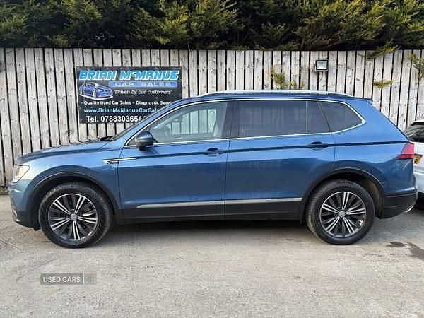 Used VW Tiguan Allspace SE 150 HP (110 kW) 2018 Blue SUV