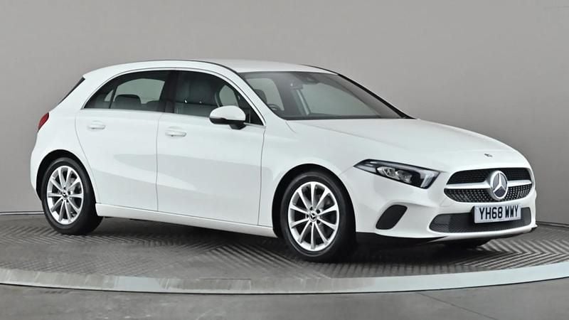 White Used 2018 Mercedes A180 Hatchback | £14,798 (Fair price) - Image 1/4