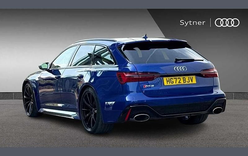 Begagnad Audi RS6 Design 591 HK (434 kW) 2022 Blå Kombi