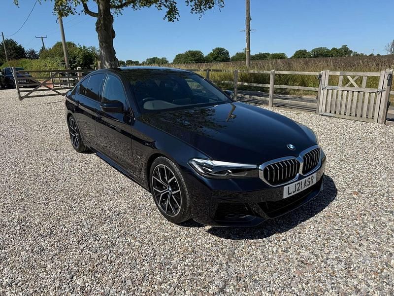 Black Used 2021 BMW 520 M Sport Sedan | £22,079 - Image 1/4