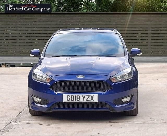 Used Ford Focus ST-Line 120 HP (88 kW) 2018 Blue Hatchback