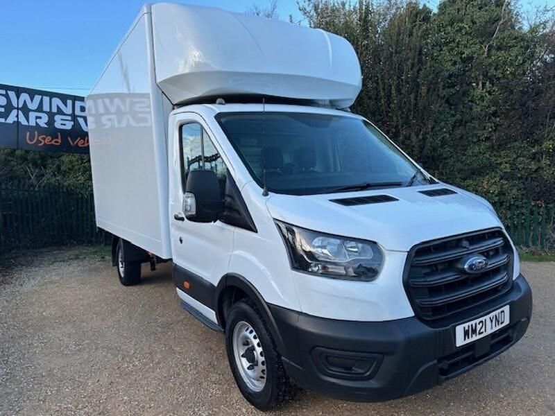 Used Ford Transit 130 HP (95 kW) 2021 White Cabriolet